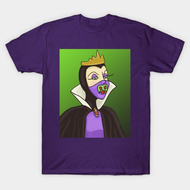 Evil Queen of Quarantine T-Shirt by tesiamarieart